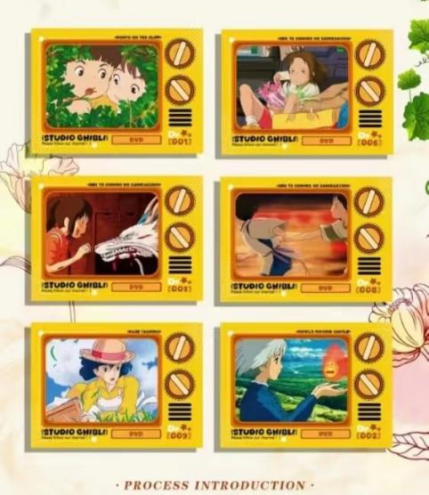 STUDIO GHIBLI【Phaihai Culture】Collectible cards