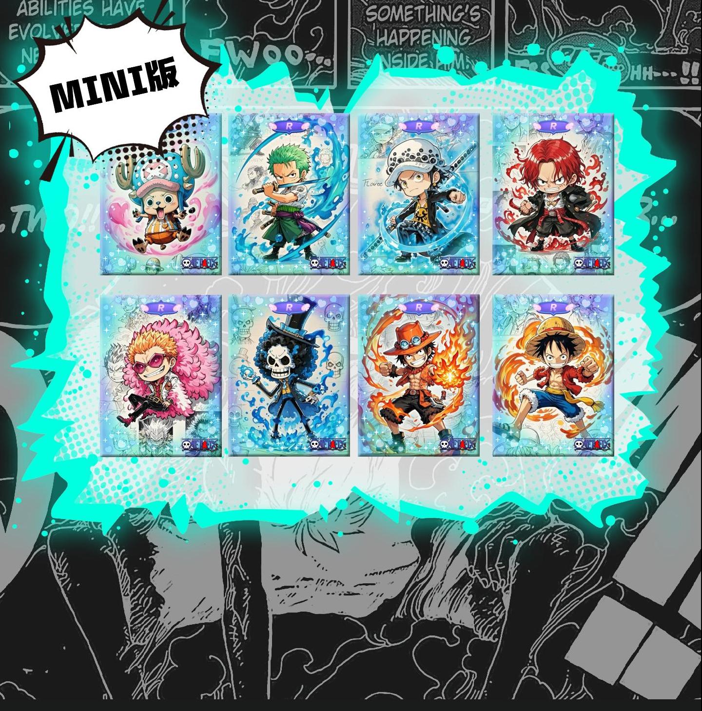 One Piece Peeling Polaraid Collection Cards