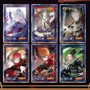 ET Naruto (flame+uv)Collectible cards