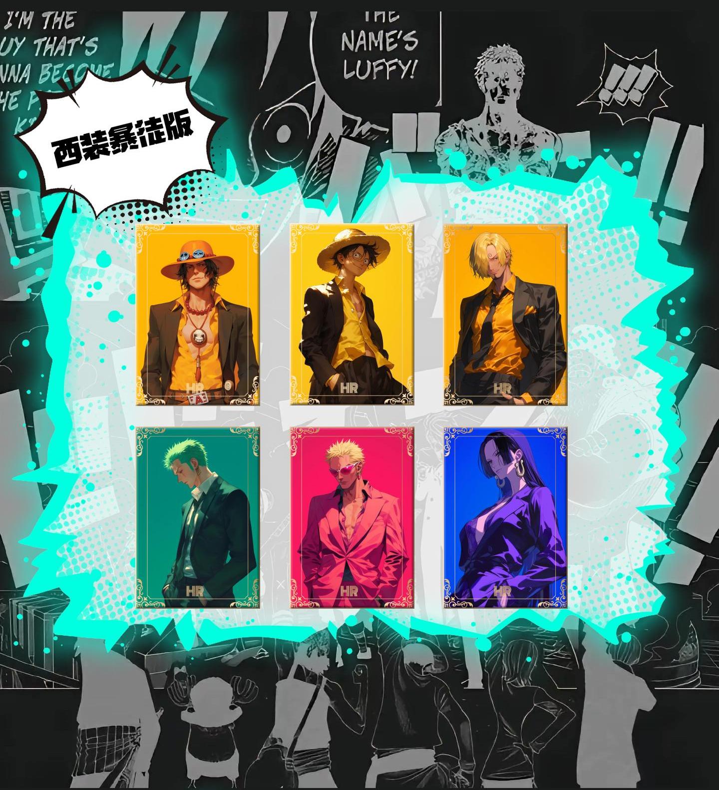 One Piece Peeling Polaraid Collection Cards