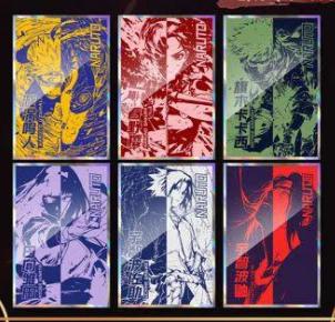 ET Naruto (flame+uv)Collectible cards