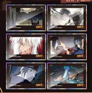 ET Naruto (flame+uv)Collectible cards