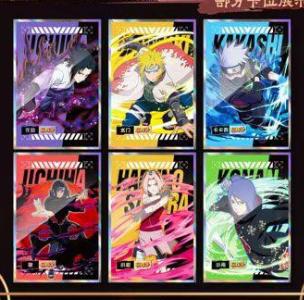 ET Naruto (flame+uv)Collectible cards