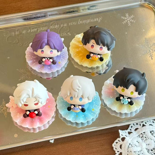 LADS-Love and the DeepSpace Mini Beads Figures - Chibi PVC Toy Desk Decor