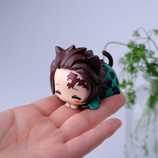 Demon Slayer cutie figure toy-tanjironezukozenitsuinosukemitsurimuichiro