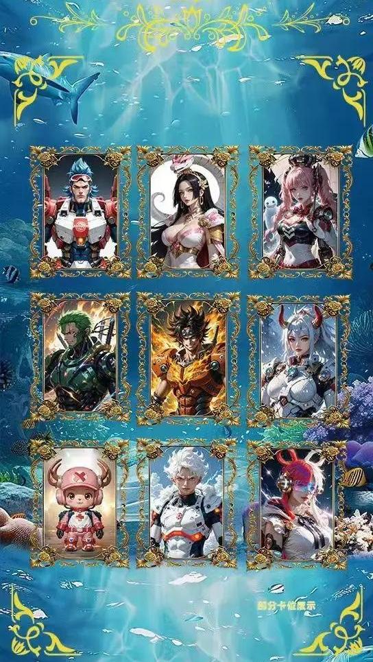 【Metal】One Piece hollow out metal fancy collectiable cards