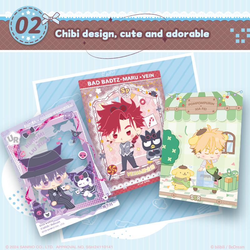 LinkClik x sanlio Collectible cards【Dessert Time】10packs