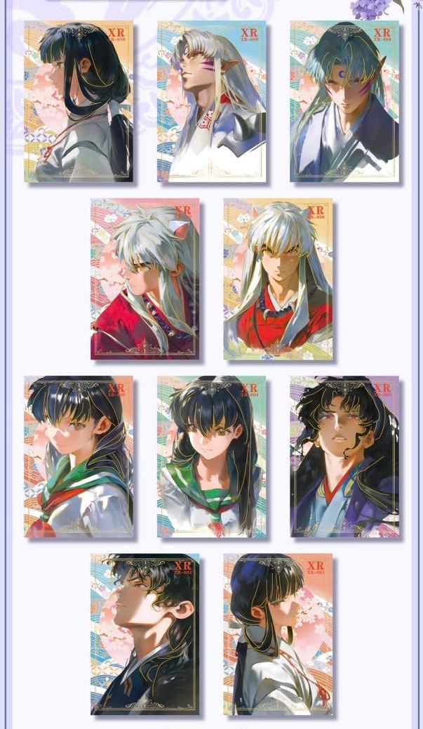 Inuyasha A6 size Art Collectible Cards