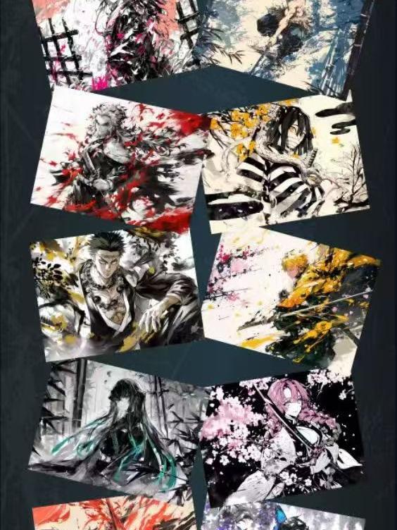 Spicy Demon Slayer art cards collection