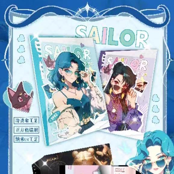 Sailor Moon Envelpoe Rip Collection Cards