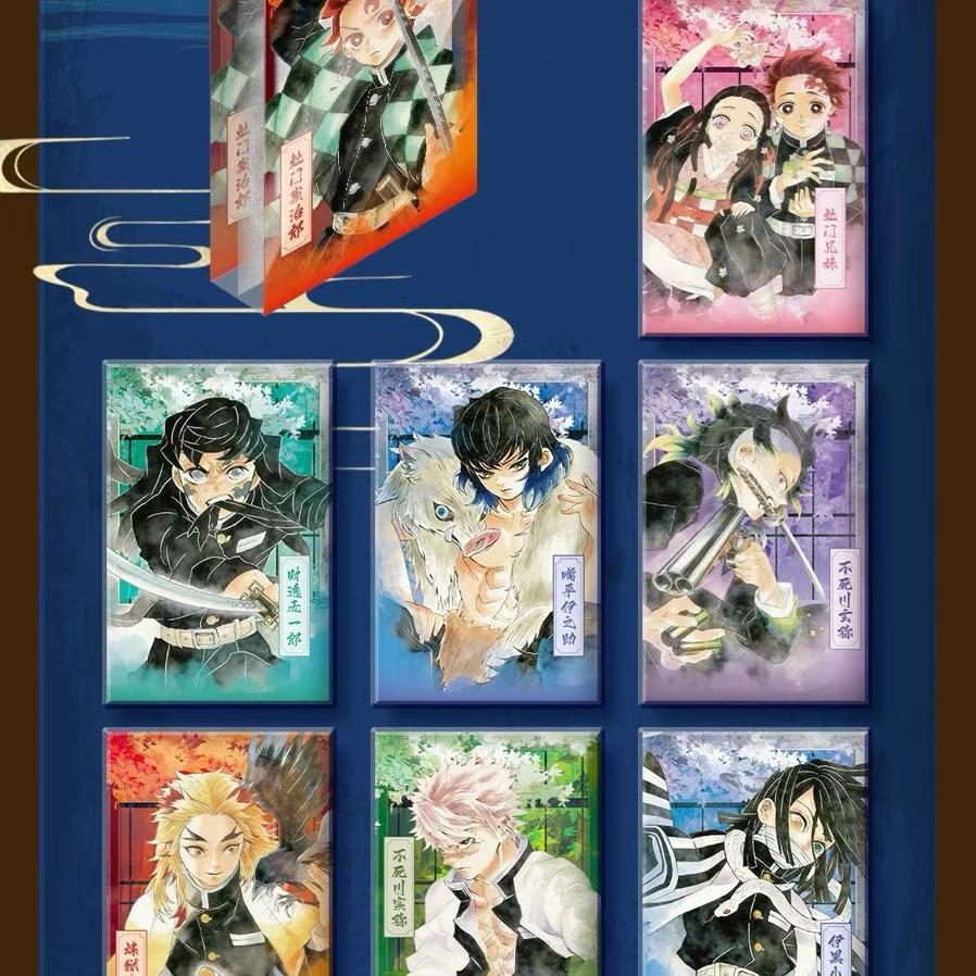 【New】Demon Slayer Acrylic Sand Floating Collectible Bricks