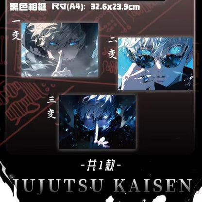 [New] JJK-JUJUTSU Kaisen Prenium Collectible Metal Stamp Brick Gift Box Gojo Satoru Geto Suguru Yuji Megumi Dark Aesthetic Random Blind Box Anime Merch