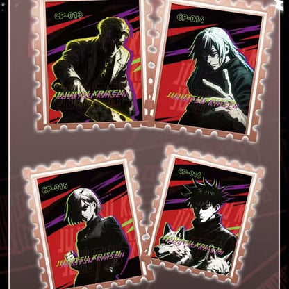 [New] JJK-JUJUTSU Kaisen Prenium Collectible Metal Stamp Brick Gift Box Gojo Satoru Geto Suguru Yuji Megumi Dark Aesthetic Random Blind Box Anime Merch