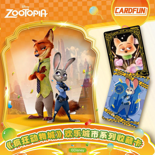 Card Fun Disney Zootopia Card Fun Zootopia Judy Hopps & Nick Wilde Collectible Cards Featuring Judy Hopps and Nick Wide Characters