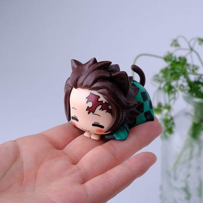 Demon Slayer cutie figure toy-tanjironezukozenitsuinosukemitsurimuichiro
