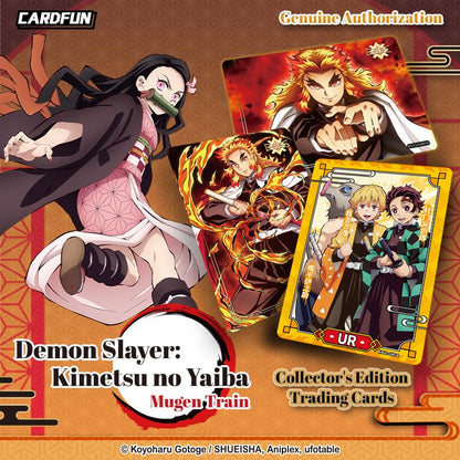 Card. Fun | Demon Slayer : Kimetsu no Yaiba Mugen Train Collector's Edition Collectible Card Pack
