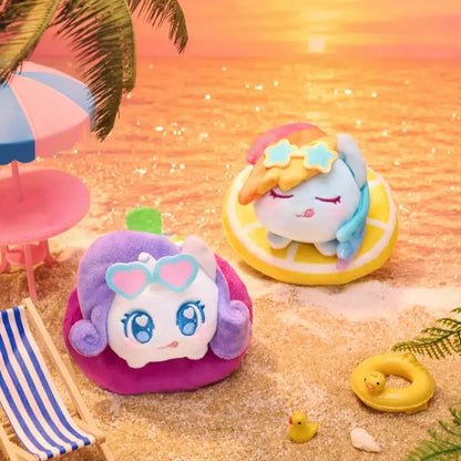 Kayou MLP-My Little Pony Weather Tales Series Blind Boxes,Swim-Themed and Umbrella-Style Plush Bag Charms,Collectible Surprise Plush Pendants, 1case (6 box)