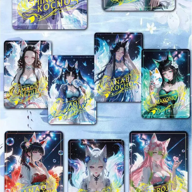 [New] Demon Slayer qianqiu Collectible Cards(10pac+1lucky)