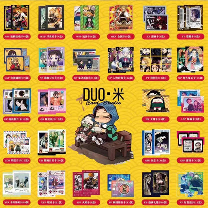 【Fire Card】Demon Slayer collectible cards-12pack+1lucky+1ticket