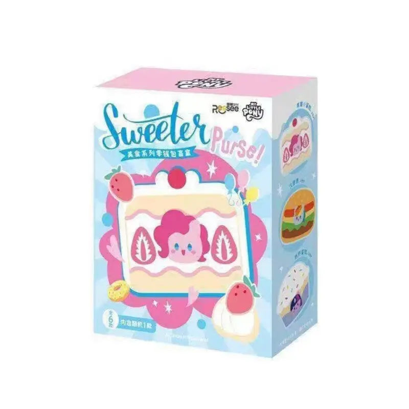 [New] Lei Xi MLP-My Little Pony Food Series Coin Purse Trendy Toy Blind Box, 1case (6 box)