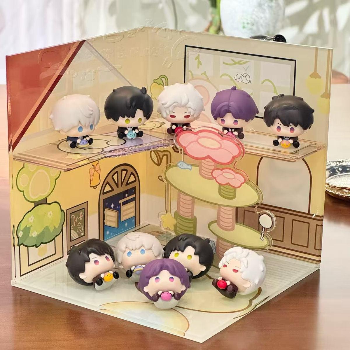 LADS-Love and the DeepSpace  Mini Beads Figures - Chibi PVC Toy Desk Decor