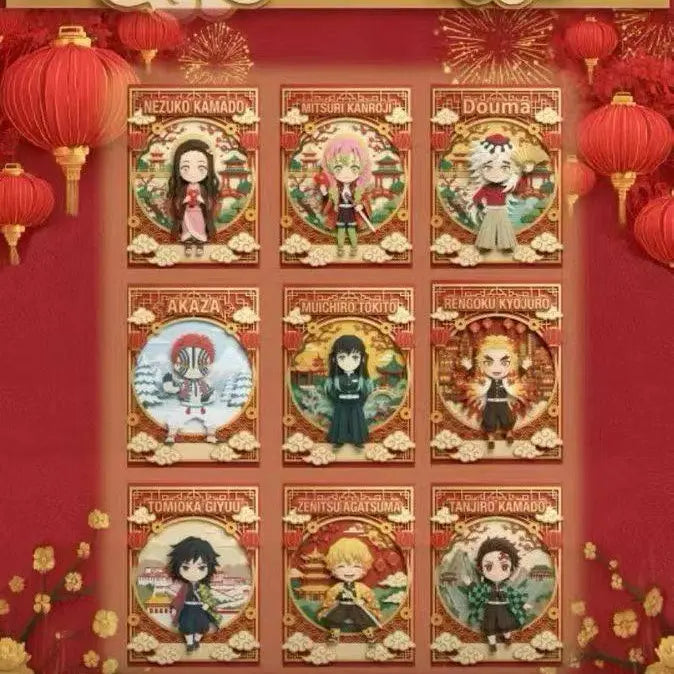 Demon Slayer Thick Diamond Layer Cards