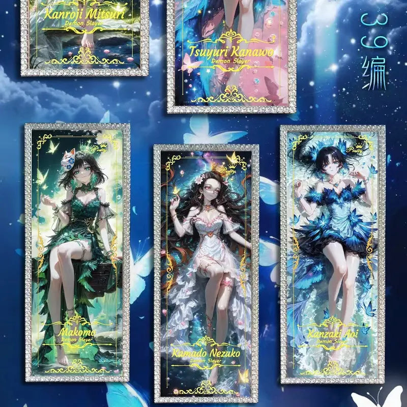 [New] Demon Slayer qianqiu Collectible Cards(10pac+1lucky)