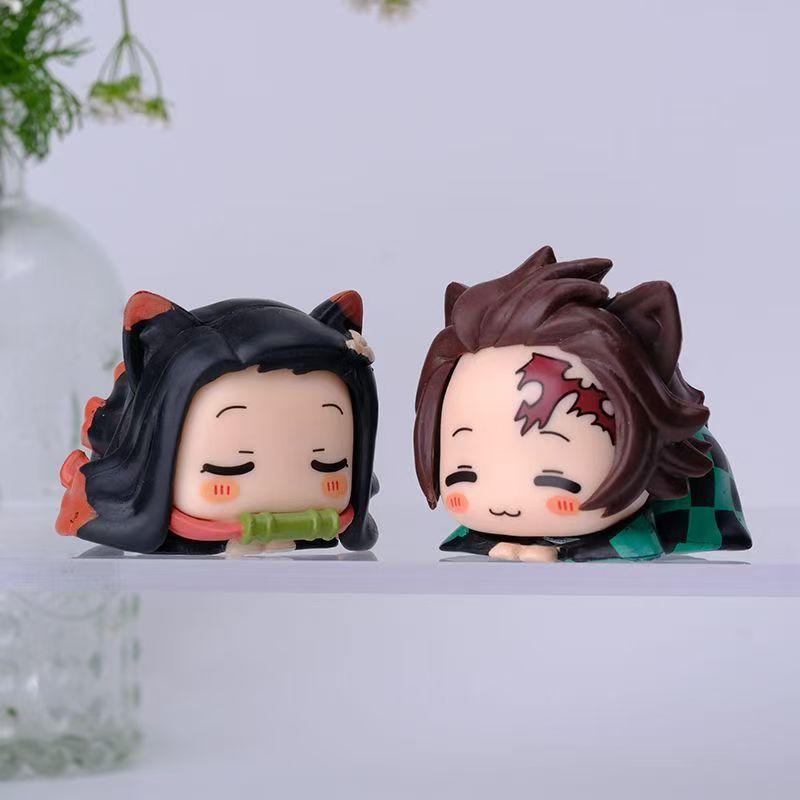 Demon Slayer cutie figure toy-tanjironezukozenitsuinosukemitsurimuichiro