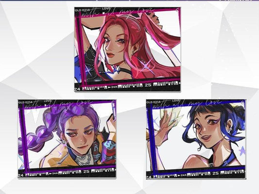 Demon Hunters -Huntrix Acrylic Chain Cards
