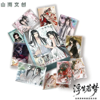 【New】 Danmei BL Acrylic Cards Brick (a+b case no dupe) redemption:5stand+6pin