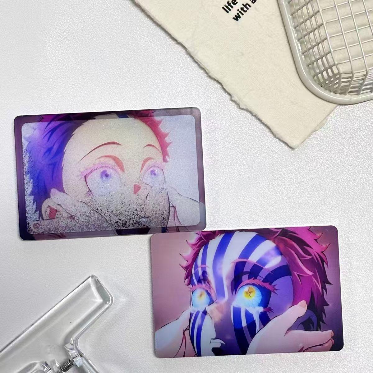 Demon Slayer Akaza Koyuki Hkuji Snow Flowing Card Brick 3.92.4 inch