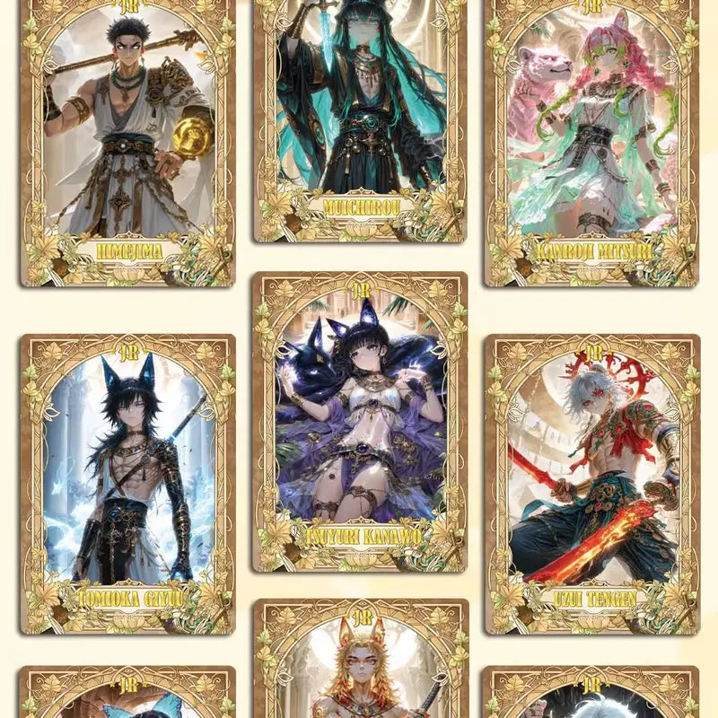 [New] Demon Slayer qianqiu Collectible Cards(10pac+1lucky)