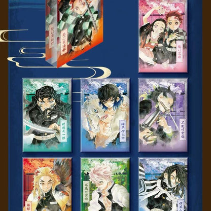 【New】Demon Slayer Acrylic Sand Floating Collectible Bricks