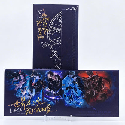【 last12】Love and Deepspace we fall in love serices double sides Collection Cards ticket+middle size card