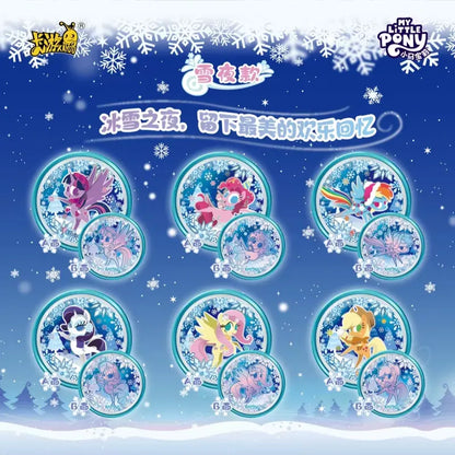Kayou MLP-My Little Pony Double-sided candy badgeDream Version Genl+Gen2 Collectible badge, 16desgins