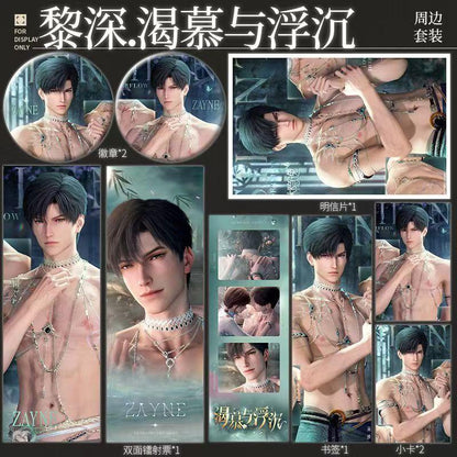 lads new pv-hot spring collectible set，2badge+1large lazar double side ticket+1poster card+2mini card+1mini ticket