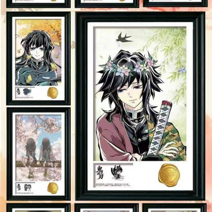 【New】Demon Slayer Art Wood Printing A4 Size